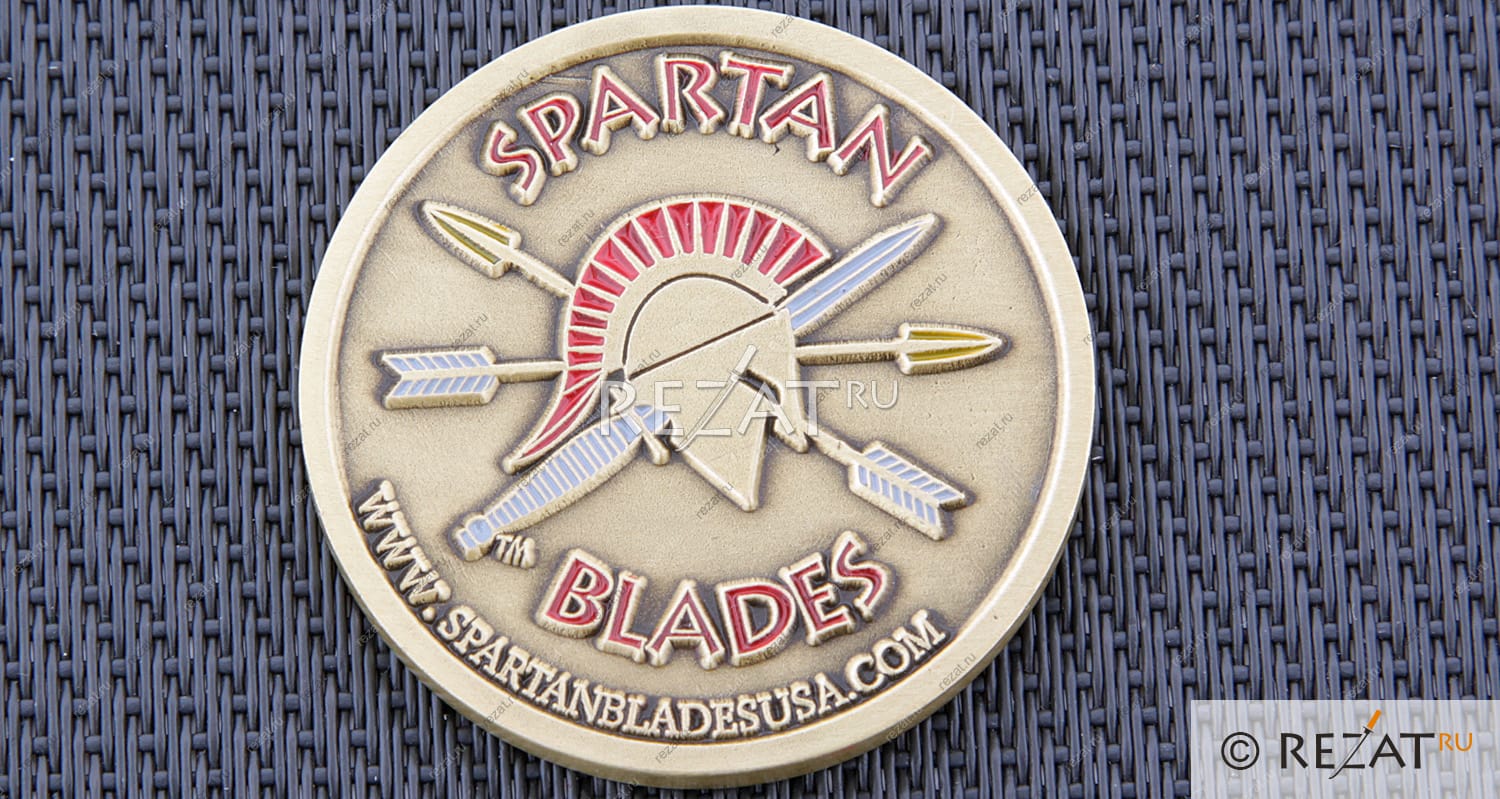 Spartan Honor Challenge Coin SB COIN Spartan