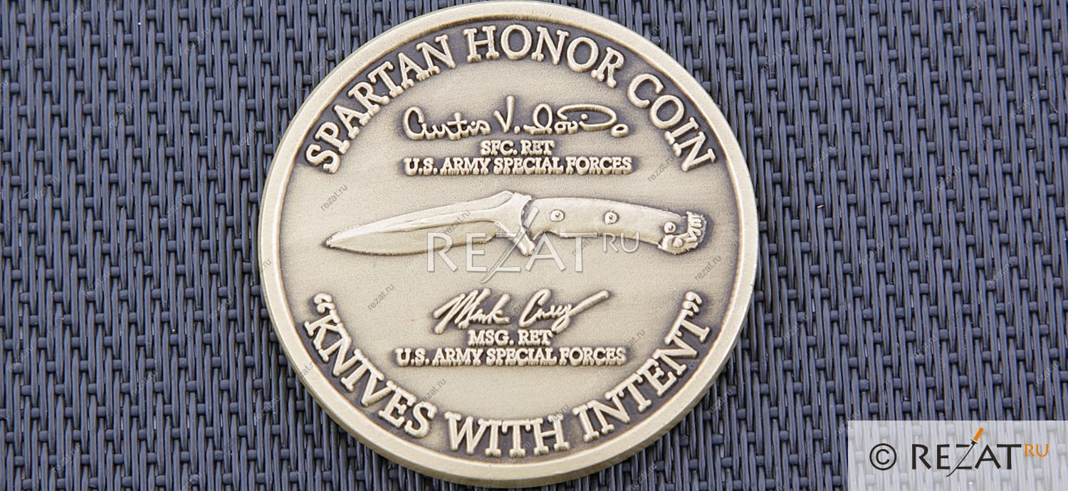 Spartan Honor Challenge Coin SB COIN Spartan