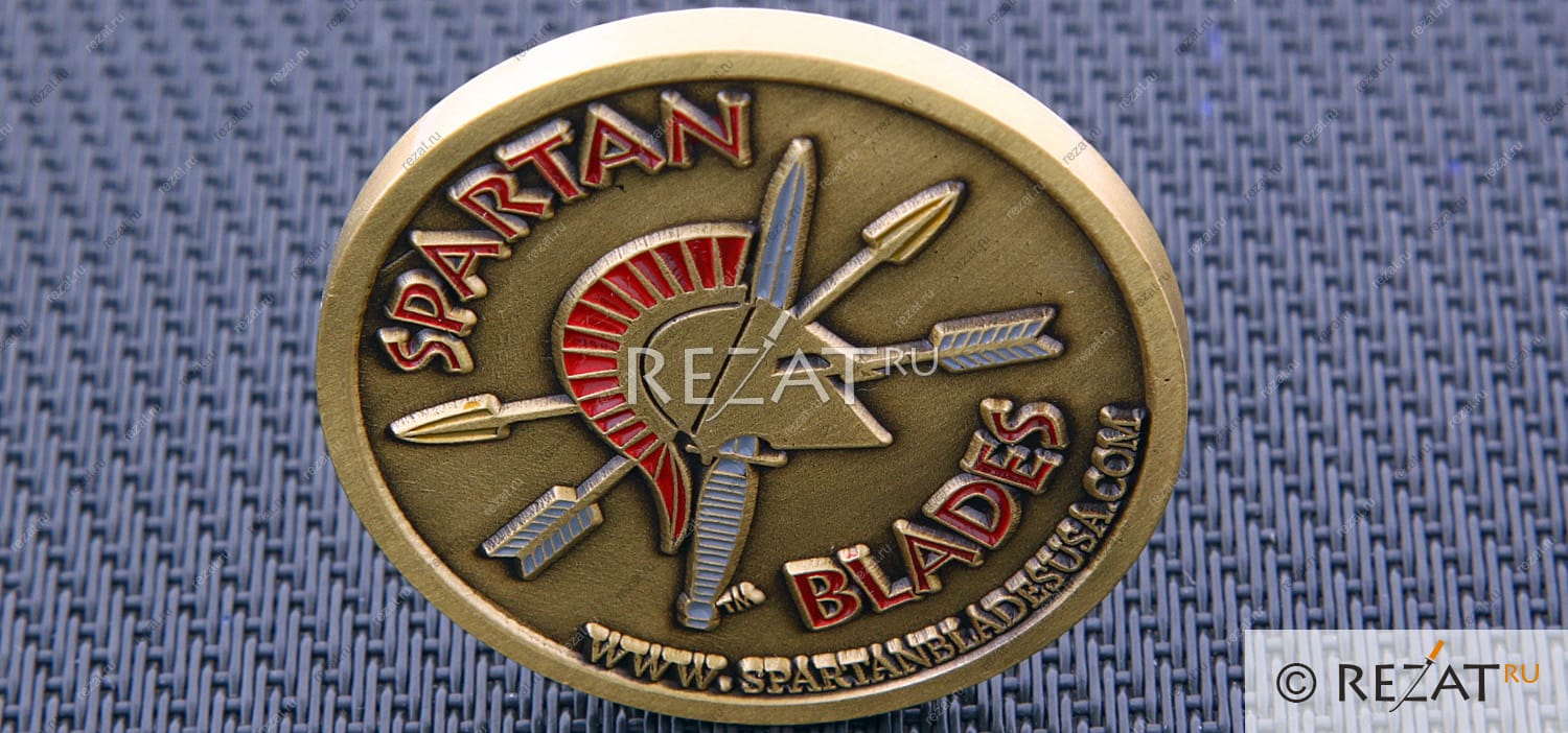 Spartan Honor Challenge Coin SB COIN Spartan